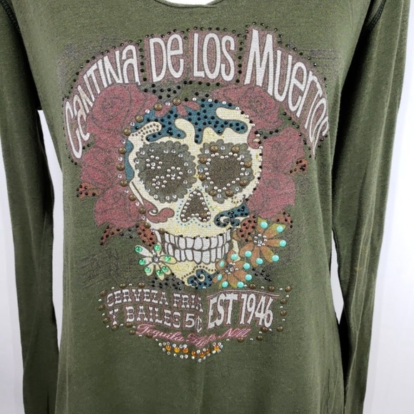 Panhandle Slim "Cantina De Los Muertos" Tee XL - Picture 2 of 8